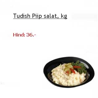 Allahindlus - Tudish Piip salat