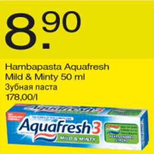 Allahindlus - Hambapasta Aquafresh Mild&Minty