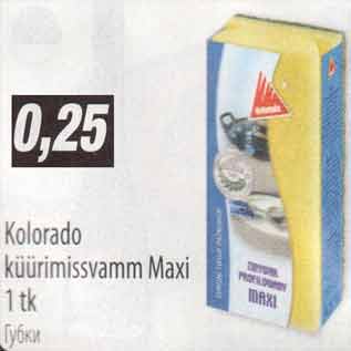 Allahindlus - Kolorado küürimissvamm Maxi