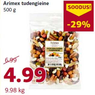 Allahindlus - Arimex tudengieine 500 g