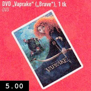 Allahindlus - DVD "Vapreke" ("Brave")