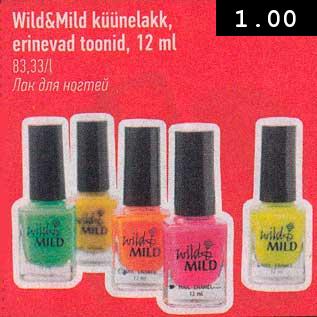 Allahindlus - Wild&Mild küünelakk