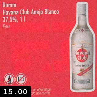 Allahindlus - Rumm Havana Club Anejo Blanco