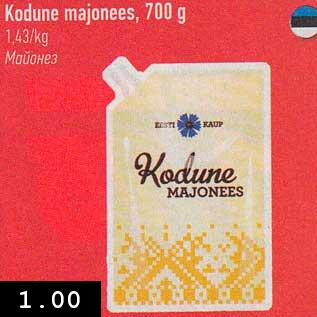 Allahindlus - Kodune majonees, 700 g