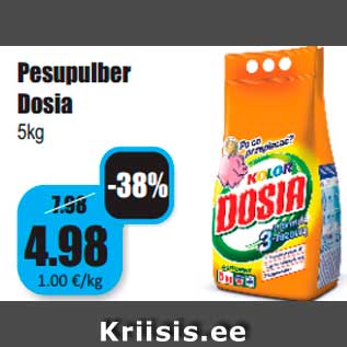 Allahindlus - Pesupulber Dosia 5kg