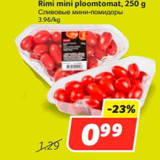 Allahindlus - Rimi mini ploomtomat, 250 g