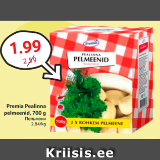 Allahindlus - Premia Pealinna pelmeenid, 700 g