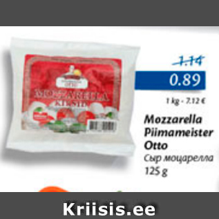 Allahindlus - Mazzarella Piimameister Otto, 125 g