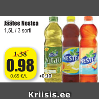 Allahindlus - Jäätee Nestea