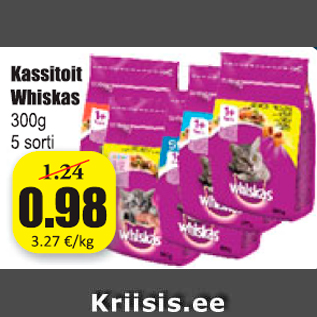 Allahindlus - Kassitoit Whiskas