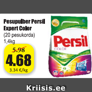 Allahindlus - Pesupulber Persil Expert Color