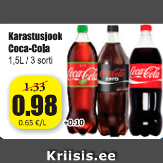 Allahindlus - Karastusjook Coca-Cola