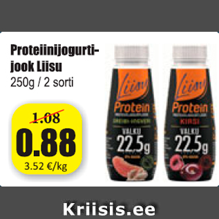 Allahindlus - Proteiinijogurtijook Liisu