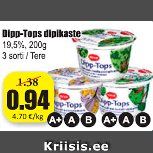 Allahindlus - Dipp-Tops dipikaste