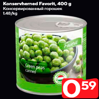 Allahindlus - Konservherned Favorit, 400 g