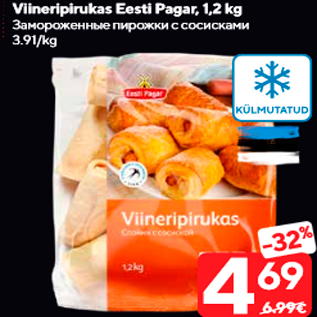 Allahindlus - Viineripirukas Eesti Pagar, 1,2 kg