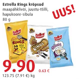 Allahindlus - Estrella Rings krõpsud