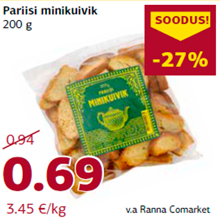 Allahindlus - Pariisi minikuivik 200 g