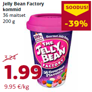 Allahindlus - Jelly Bean Factory kommid