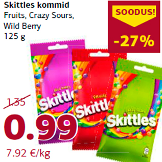 Allahindlus - Skittles kommid