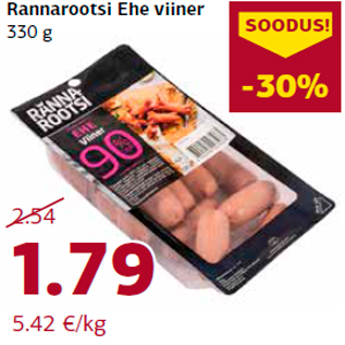 Allahindlus - Rannarootsi Ehe viiner 330 g