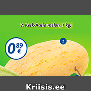 Allahindlus - Kesk- Aasia melon, 1 kg