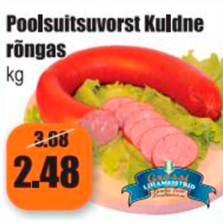 Allahindlus - Poolsuitsuvorst Kuldne rõngas kg