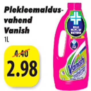 Allahindlus - Plekieemaldusvahend Vanish 1l