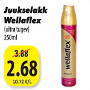 Allahindlus - Juukselakk Wellaflex (ultra tugev) 250ml