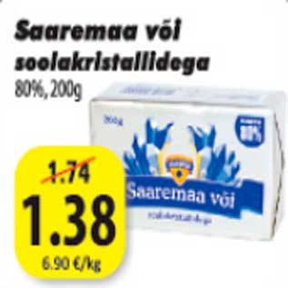 Allahindlus - Saaremaa või soolakristallidega 80%