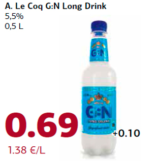 Allahindlus - A. Le Coq G:N Long Drink