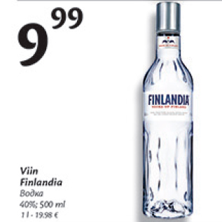 Allahindlus - Viin Finlandia