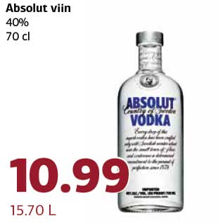 Allahindlus - Absolut viin