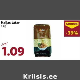 Allahindlus - Haljas tatar 1 kg