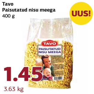 Allahindlus - Tavo Paisutatud nisu meega 400 g