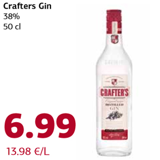 Allahindlus - Crafters Gin 38% 50 cl