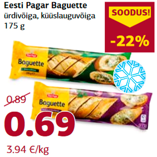 Allahindlus - Eesti Pagar Baguette