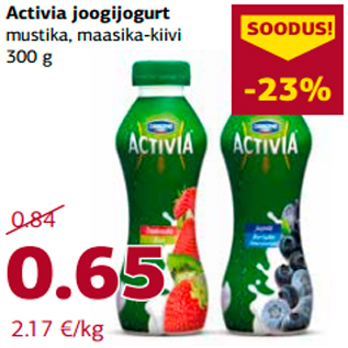 Allahindlus - Activia joogijogurt