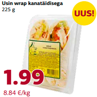 Allahindlus - Usin wrap kanatäidisega