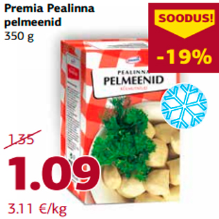 Allahindlus - Premia Pealinna pelmeenid