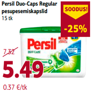 Allahindlus - Persil Duo-Caps Regular pesupesemiskapslid