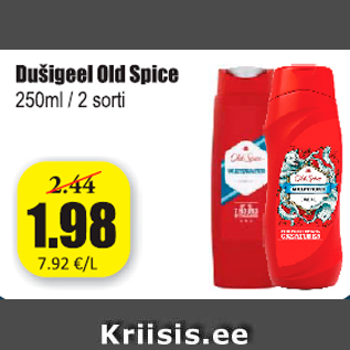 Allahindlus - Dusigeel Old Spice