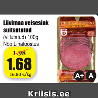 Allahindlus - Liivimaa veisesink suitsutatud