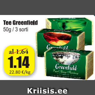 Allahindlus - Tee Greenfield