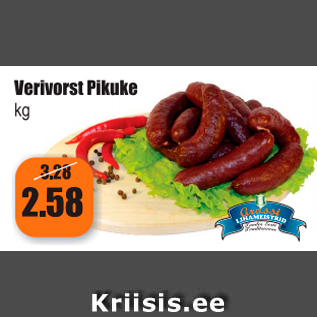 Allahindlus - Verevorst Pikuke kg