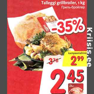 Allahindlus - Talleggi grillbroiler, 1 kg