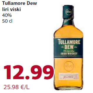 Allahindlus - Tullamore Dew Iiri viski