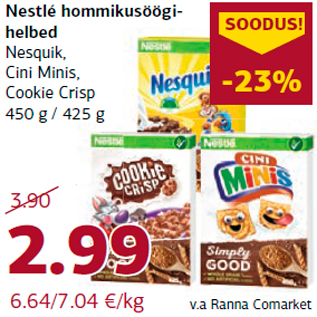 Allahindlus - Nestlé hommikusöögihelbed