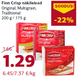 Allahindlus - Finn Crisp näkileivad