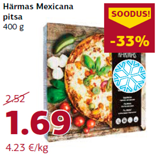 Allahindlus - Härmas Mexicana pitsa 400 g